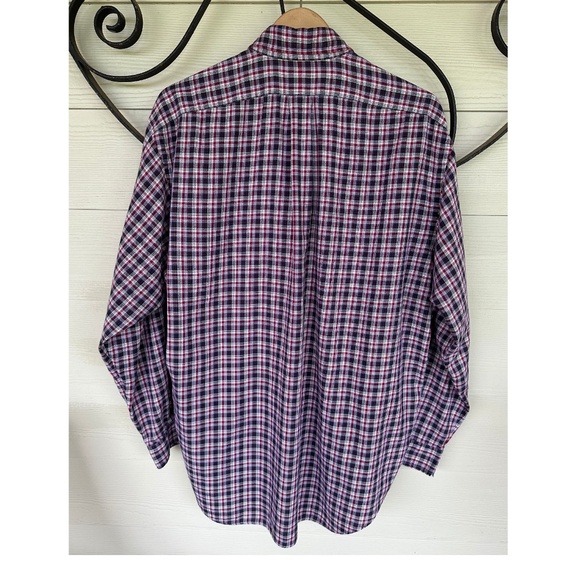 Vintage 1990’s ‘Ralph Lauren’ Soft Cotton Long Sleeved Collared Shirt - L - Picture 4 of 4